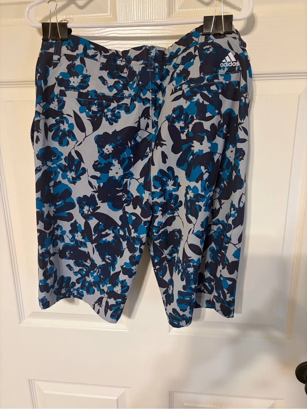 Adidas Blue Floral Golf Shorts NWT
